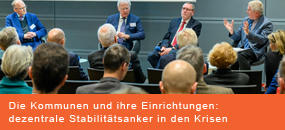 17. Hauptstadtgespräch am 5.2.2024 Podiumsdiskussion in Berlin zur Leistungsfähigkeit der Kommunen