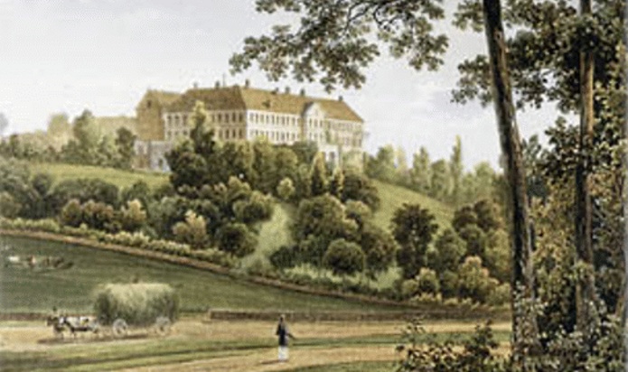 Schloss Cappenberg um 1860